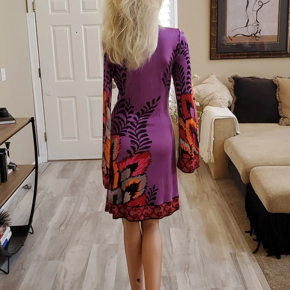 NWOT HALÉ BOB 100% handmade silk dress - Picture 2 of 8